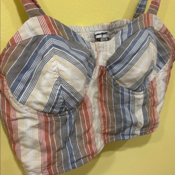 American Eagle Outfitters Multicolor Striped Top - Picture 2 of 4